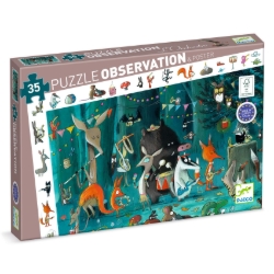 Djeco Het orkest – observatiepuzzel van 35 stukjes – vanaf 3 jaar