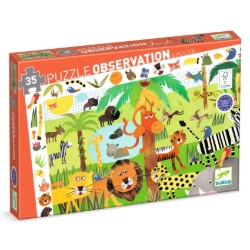 Djeco Jungle – observatiepuzzel van 35 stukjes – vanaf 3 jaar