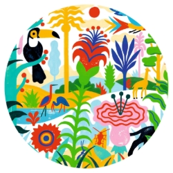 Djeco Gallery Jungle – panorama legpuzzel van 100 stukjes – vanaf 5 jaar