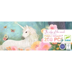 Djeco Gallery Aan de rand van het bos – Panorama legpuzzel 200 stukjes – vanaf 6 jaar