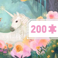 Djeco Gallery Aan de rand van het bos – Panorama legpuzzel 200 stukjes – vanaf 6 jaar