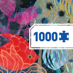 Djeco Gallery Vissenparadijs – Panorama legpuzzel van 1000 stukjes – vanaf 9 jaar