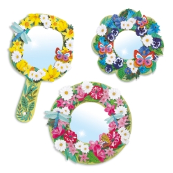 Djeco Mooie bloemen – DIY spiegels versieren – vanaf 6 jaar