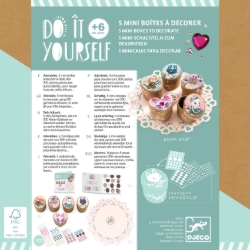 Djeco knutselset Schattig – DIY sieradendoosjes versieren – vanaf 6 jaar