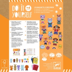 Djeco knutselset Funky Family – DIY dierenmagneten met vilt – vanaf 4 jaar