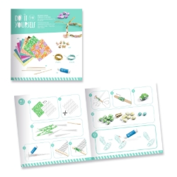 Djeco knutselpakket Stijlvol en goud – DIY armbanden met papieren kralen – van 7 tot 12 jaar