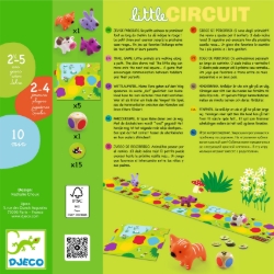 Djeco Little Circuit – eerste bordspel met kleuren – van 2,5 tot 5 jaar