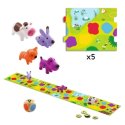 Djeco Little Circuit – eerste bordspel met kleuren – van 2,5 tot 5 jaar