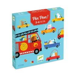 Djeco Pin Pon! – Coöperatief Brandweerspel – van 3 tot 6 jaar