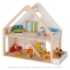 Goki Poppenhuis 2 verdiepingen - Naturel met Wit hout - vanaf 3 jaar