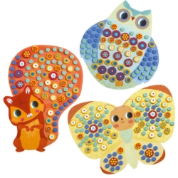 Djeco Millefiori – eerste mozaïekset met dieren – van 3 tot 6 jaar