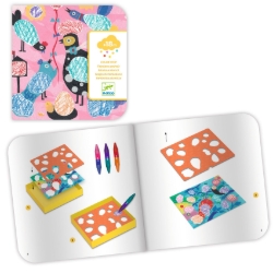 Djeco Birdie & Co – eerste kleurset met sjabloon – vanaf 18 maanden