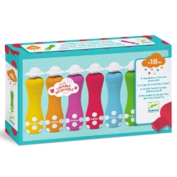 Djeco Foam Markers – zes stippelstiften – vanaf 18 maanden
