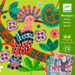 Djeco Boomtoppen – mozaïekset met metallic stickers – van 5 tot 8 jaar