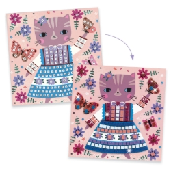 Djeco Lieve huisdieren – glittermozaïek op nummer – van 5 tot 8 jaar
