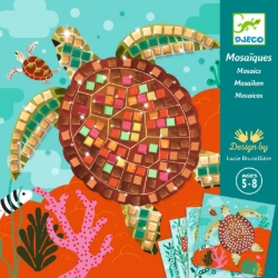 Djeco Caribbean – mozaïekset met metallic stickers – van 5 tot 8 jaar