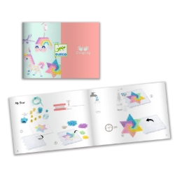 Djeco Regenboog – knutselset pastelhangers met waterkralen – van 6 tot 10 jaar