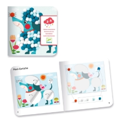 Djeco PomPom Puppies – honden versieren met pompons – van 3 tot 6 jaar