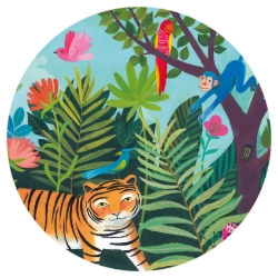 Afbeeldingen van Djeco De wandeling van de Tijger - legpuzzel 24 stukjes - vanaf 3 jaar