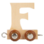 Afbeeldingen van Lettertrein Letter F – Naturel Hout – Decoratief
