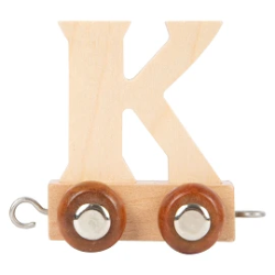 Picture of Lettertrein Letter K – Naturel Hout – Decoratief