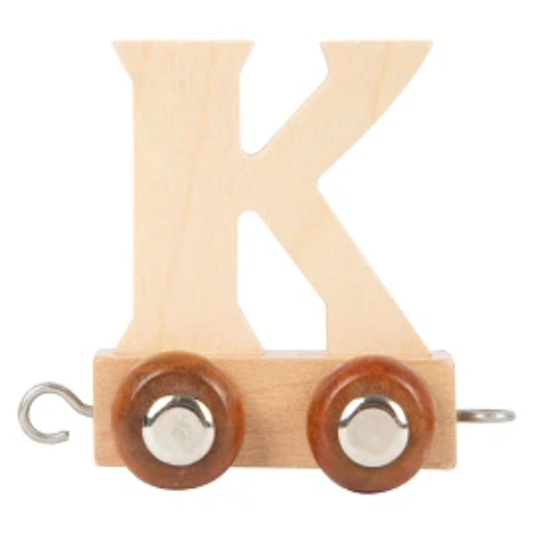 Picture of Lettertrein Letter K – Naturel Hout – Decoratief
