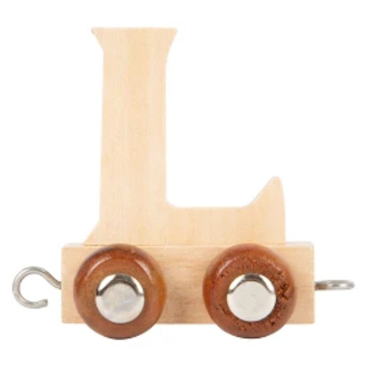 Picture of Lettertrein Letter L – Naturel Hout – Decoratief