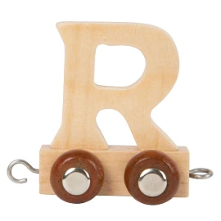 Picture of Lettertrein Letter R – Naturel Hout – Decoratief