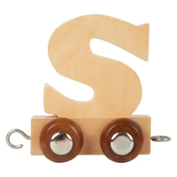 Picture of Lettertrein Letter S – Naturel Hout – Decoratief
