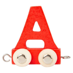 Picture of Lettertrein Letter A – Hout, Gekleurd – Decoratief