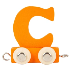Picture of Lettertrein Letter C – Hout, Gekleurd – Decoratief