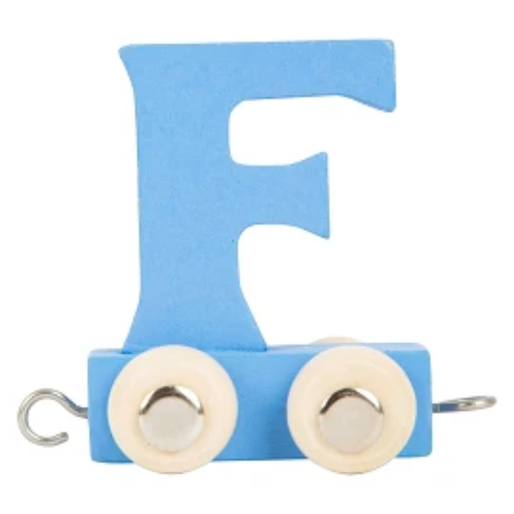 Picture of Lettertrein Letter F – Hout, Gekleurd – Decoratief