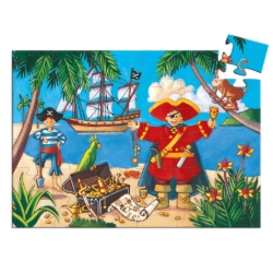 Djeco De piraat en zijn schat - legpuzzel 36 stukjes - vanaf 4 jaar