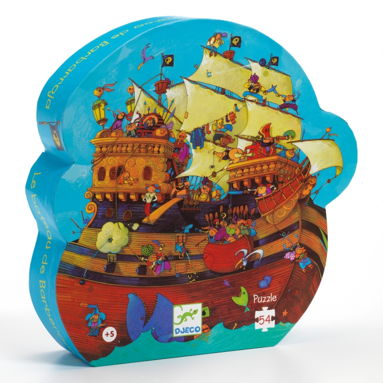 Djeco Het schip van Barbarossa - legpuzzel 54 stukjes - vanaf 5 jaar