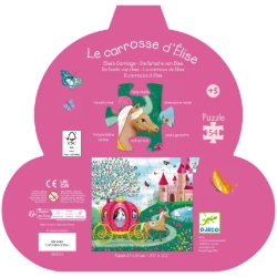 Djeco De koets van Elise - legpuzzel 54 stukjes - vanaf 5 jaar