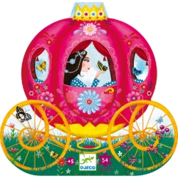 Djeco De koets van Elise - legpuzzel 54 stukjes - vanaf 5 jaar