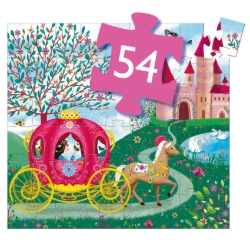 Djeco De koets van Elise - legpuzzel 54 stukjes - vanaf 5 jaar