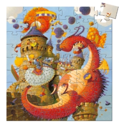Djeco Vaillant en de draken - legpuzzel 54 stukjes - vanaf 5 jaar