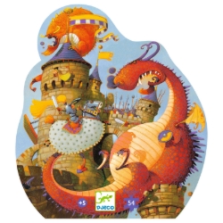 Djeco Vaillant en de draken - legpuzzel 54 stukjes - vanaf 5 jaar