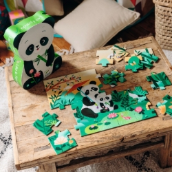 Djeco Leo de panda - legpuzzel 24 stukjes - vanaf 3 jaar