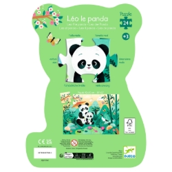 Djeco Leo de panda - legpuzzel 24 stukjes - vanaf 3 jaar