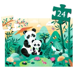 Djeco Leo de panda - legpuzzel 24 stukjes - vanaf 3 jaar
