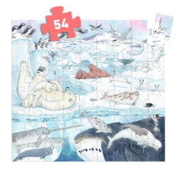 Djeco Zachte poolwereld - legpuzzel 54 stukjes - vanaf 5 jaar