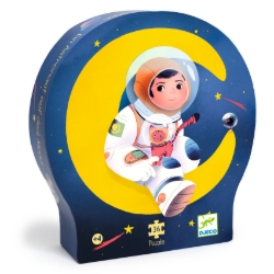 Djeco Een astronaut op de maan - legpuzzel 36 stukjes - vanaf 4 jaar
