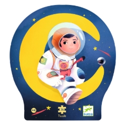Djeco Een astronaut op de maan - legpuzzel 36 stukjes - vanaf 4 jaar