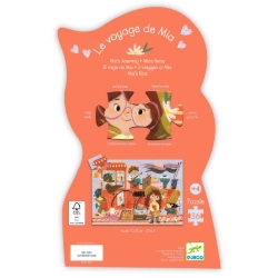 Djeco Mia's reis - legpuzzel 36 stukjes - vanaf 4 jaar