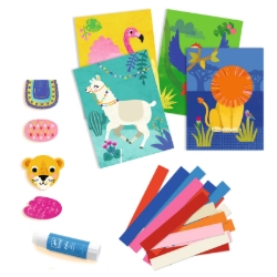Djeco Kleine lusjes - collageknutselset - van 3 tot 6 jaar