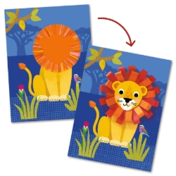 Djeco Kleine lusjes - collageknutselset - van 3 tot 6 jaar