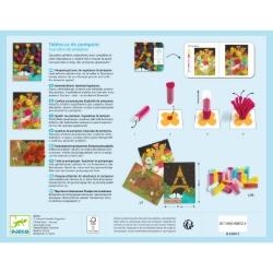 Djeco Een explosie van pompons - collageknutselset - van 3 tot 6 jaar
