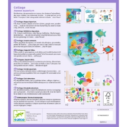 Djeco Vrolijk aquarium - collageknutselset - van 3 tot 6 jaar